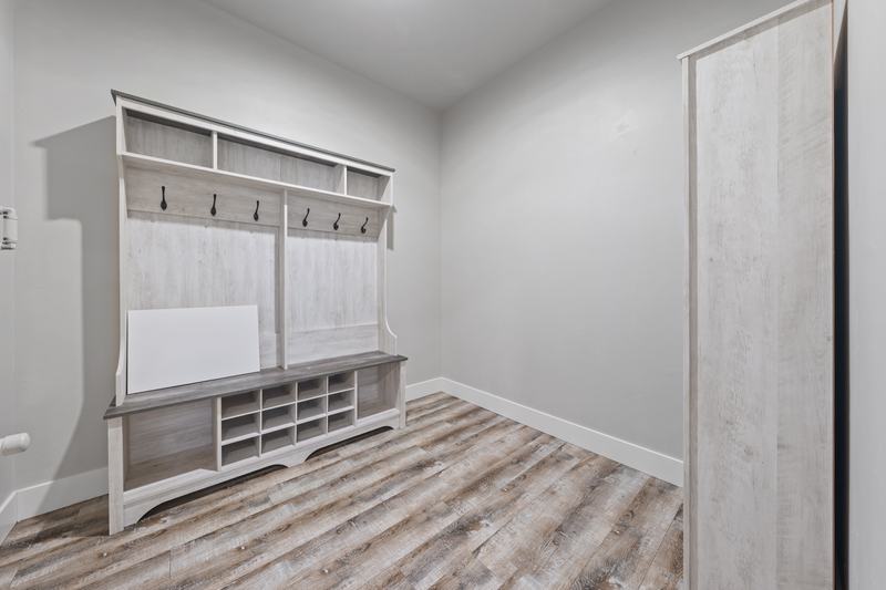 A loft upstairs and an office on the main level add flexible space