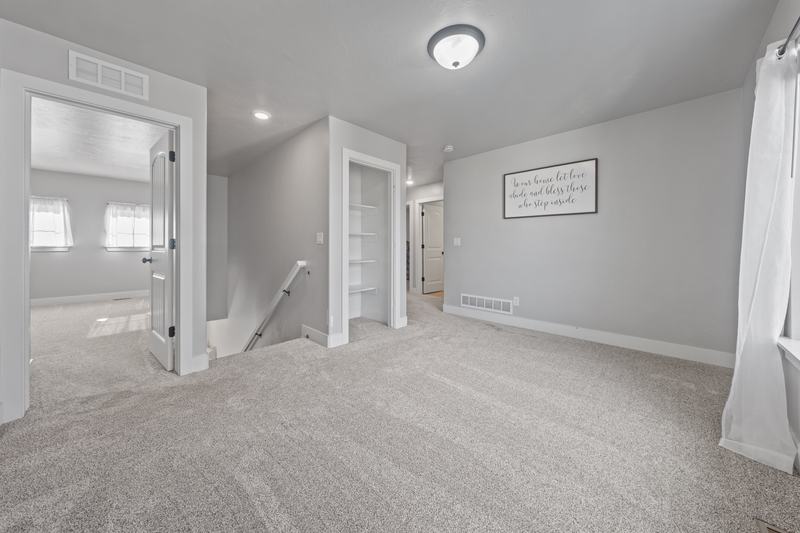 A loft upstairs and an office on the main level add flexible space