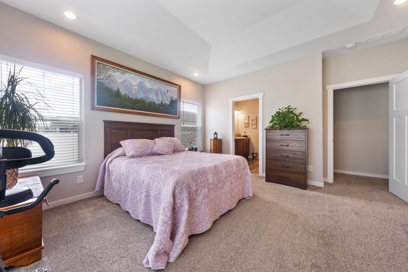 Three bedrooms and two baths, all on one level with no stairs